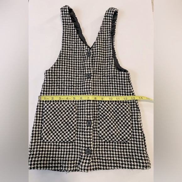 • Zara • Houndstooth Pinafore Dress (girl) Size 9 - Picture 7 of 8